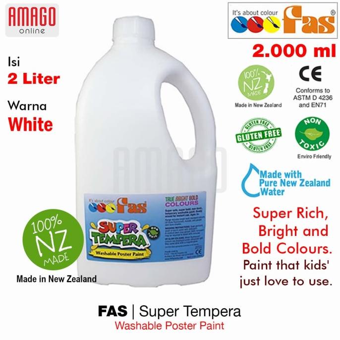 

Fas - Super Tempera Washable Poster Paint - 2 Liters - Pilih Warna