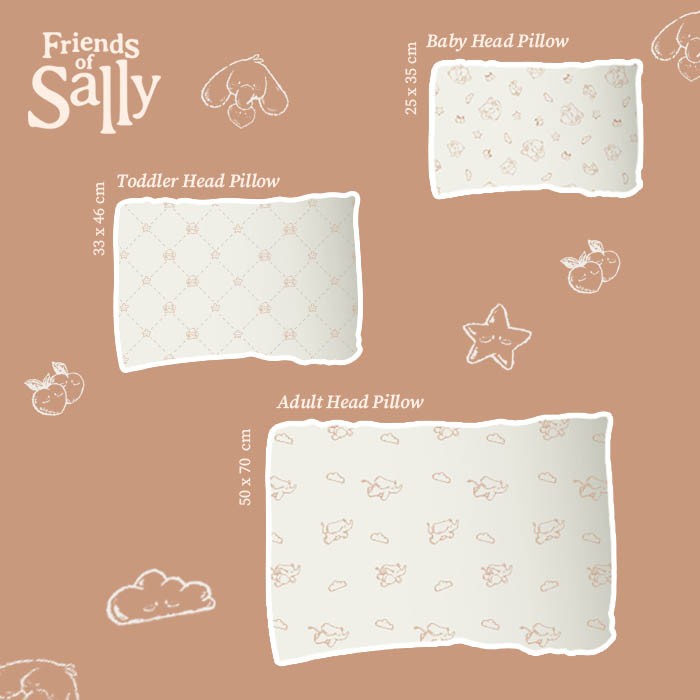Friends of Sally - Toddler Head Pillow