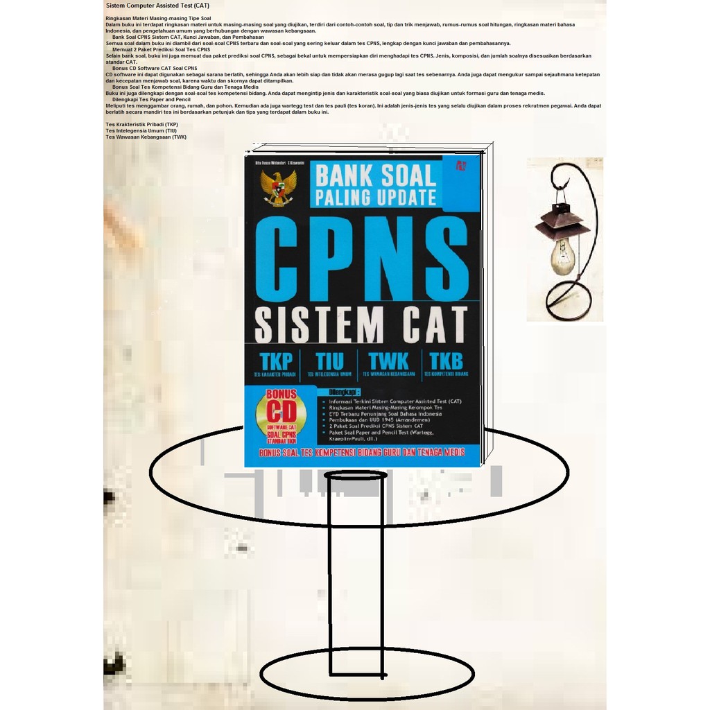 Buku Bank Soal Paling Update Cpns Sistem Cat Bonus Cd Shopee Indonesia
