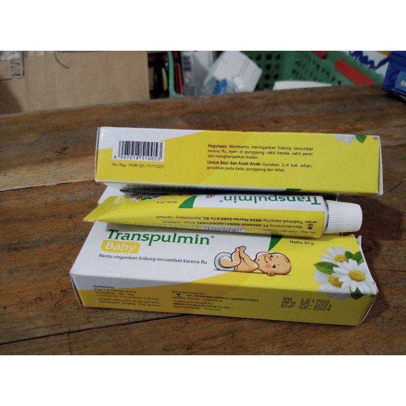 TRANSPULMIN BABY BALSAM 20G - ED 08/2025