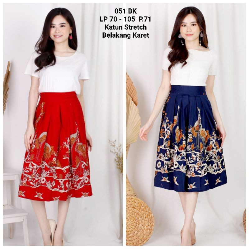katun street rok pendek wanita batik onder kondangan 7/8
