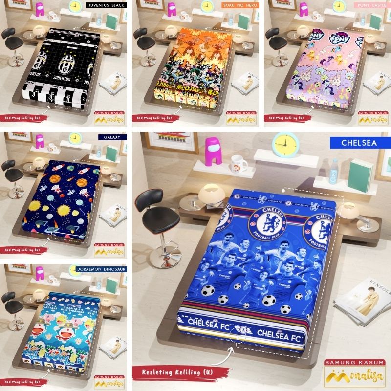 RC SARUNG KASUR BUSA MONALISA UKURAN 120X200 DAN 100X200 T15