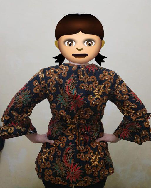 Atasan Batik Dolby Dolbi Dobby Doby Tenun Sutra Tulis Halus Katun Atbm Baron ,sarombit Atasan
