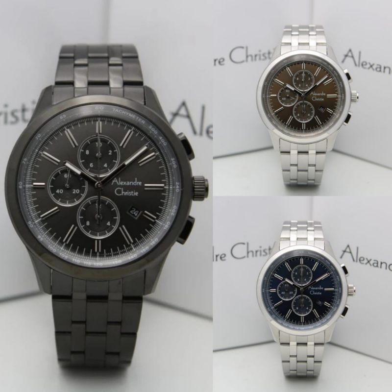 JAM TANGAN PRIA ALEXANDRE CRISTI AC6557/Ac65577 ORIGINAL GARANSI RESMI 1TAHUN