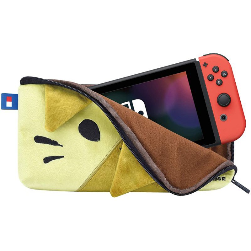 HORI Monster Hunter Rise Hand Pouch for Nintendo Switch (Otomo Airou)