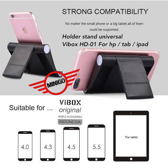 HOLDER STAND VIBOX HD 01 ORIGINAL SMARTPHONE HOLDER / TAB