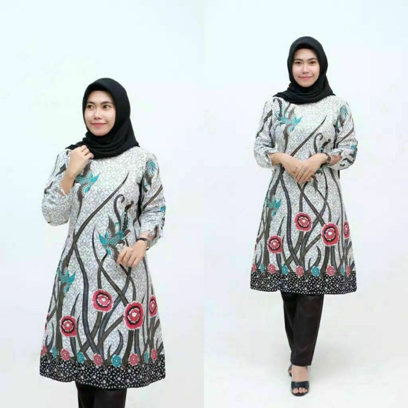 NEW DRESS XXL XXXL XXXXL XXXXXL BATIK WANITA MOTIF BATIK BFJ88Kdrt002