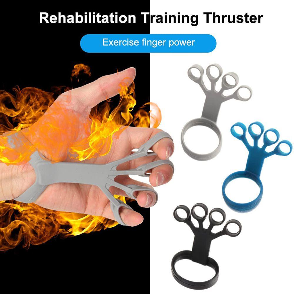 Rebuy Jari ​Grip Cengkrem ​Device Training Tool Silikon ​Latihan Jari Tandu Tangan Hand Grip Trainer Wrist Yoga Stretcher Latihan Kekuatan Pergelangan Tangan