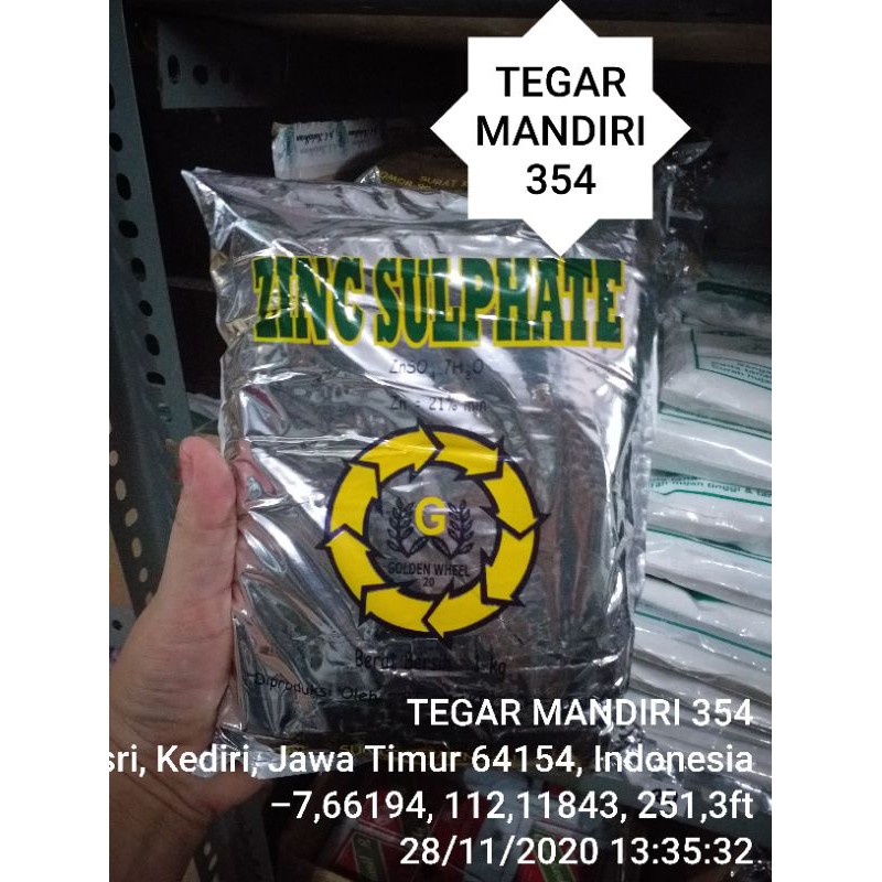 Pupuk znso4 1kg original bisa tabur dan semprot pupuk pembenah tanah znso4  PUPUK ZINK ZNSO4 SILVER 