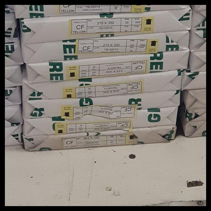 

PROMO KERTAS NCR BOTTOM MERAH/KUNING/HIJAU/BIRU/PUTIH UKURAN F4/FOLIO/A4 PROMO