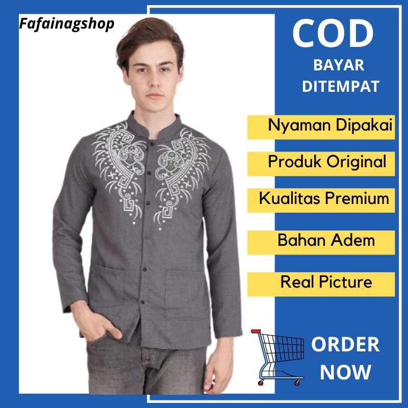 Pakaian Pria Baju Koko Dewasa Kemeja Lengan Pendek Kemeja Formal Kemeja Cowok Casual Kemeja Cowok Re