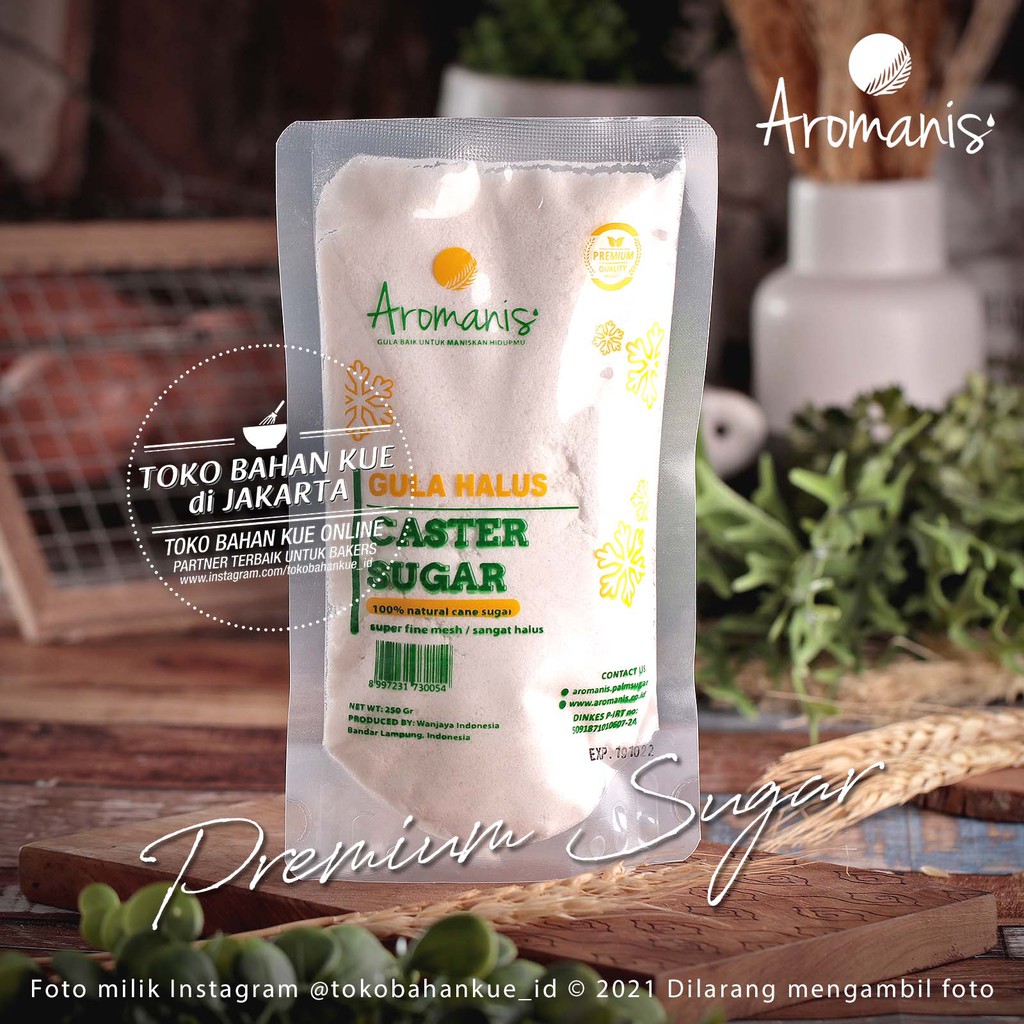 

Aromanis CASTOR Sugar Cane 250gr ASLI Gula Kaster Halus Fine Caster