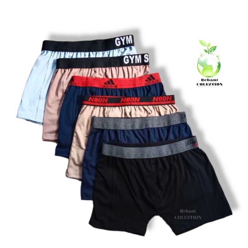 Celana dalam pria Boxer isi 6 pcs berkualitas