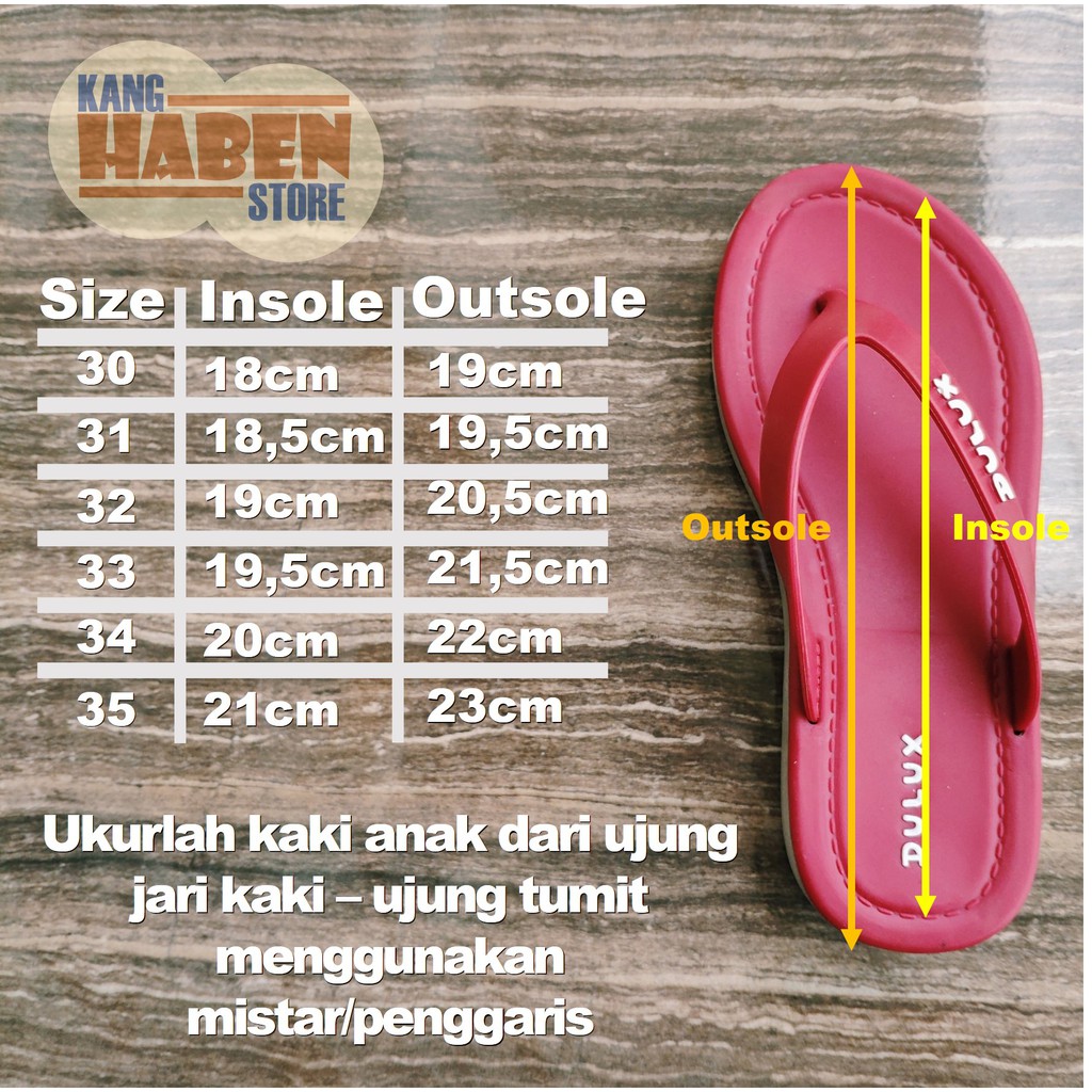 CQ033 Sandal Jepit Anak Tanggung Cewek Casual Karet Elastis Sendal Dulux