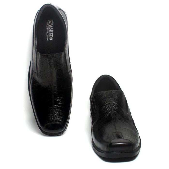 Sepatu Formal Pria Kulit Asli Rasheda K 10 Pantofel  Big Size