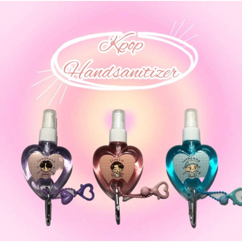 KPOP Hand Sanitizer spray Handsanitizer Kpop Handsanitizer BTS