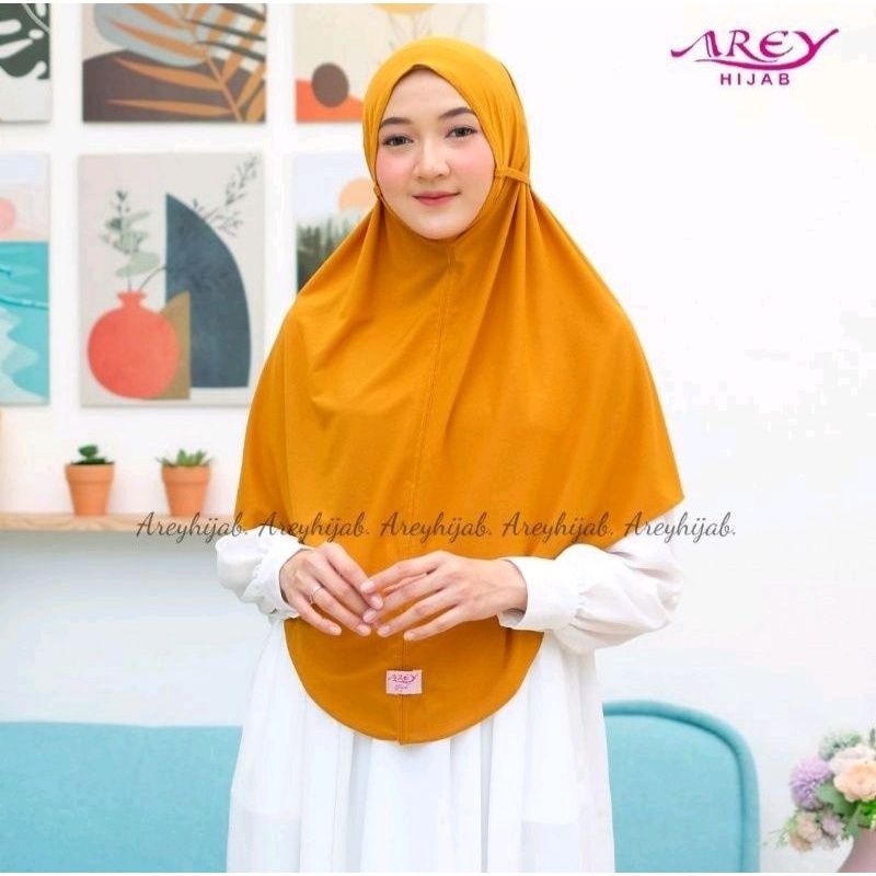 JILBAB BERGO SELLY AREY HIJAB ORIGINAL / JILBAB AREY SELLY BERGO PREMIUM JUMBO/ JILBAB INSTAN TERBAR