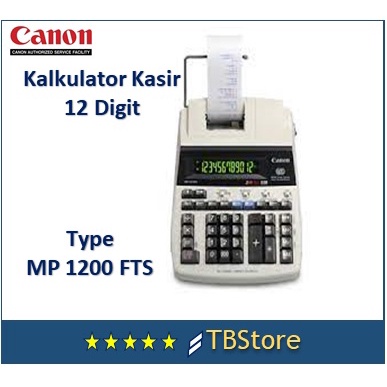 

CALCULATOR CANON MP 1200 FTS 12 DIGIT PRINT KALKULATOR PRINTER / KASIR / STRUK / CANON 12 DIGIT