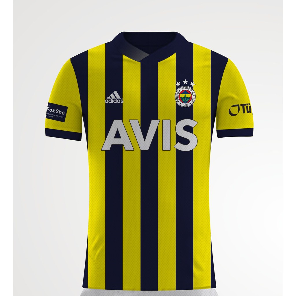 Jersey Fenerbahce Home Away 2020-2021 Full Printing Free Nama + Nomor Punggung