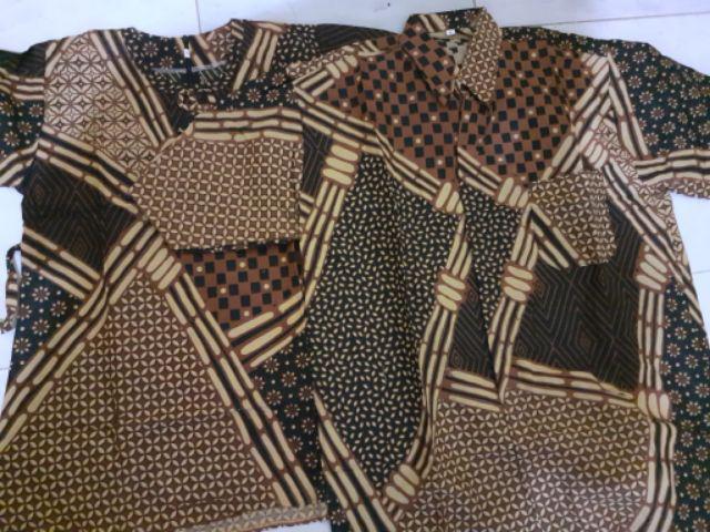 Atasan Batik Wanita Dan Pria Dolby Dolbi Doby Dobi Katun Murah