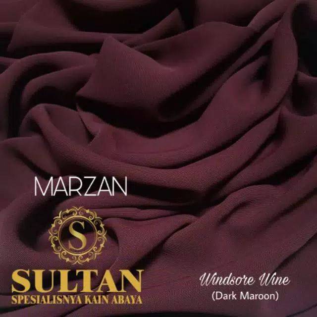 0.5m MARZAN anti UV warna Windsore Wine ori Sultan ( dark maroon )
