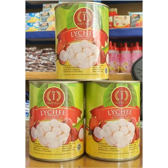 

Imperial Lychee Fruit 565gr / Buah Leci Kaleng 565gr [Exp Juni 2026]