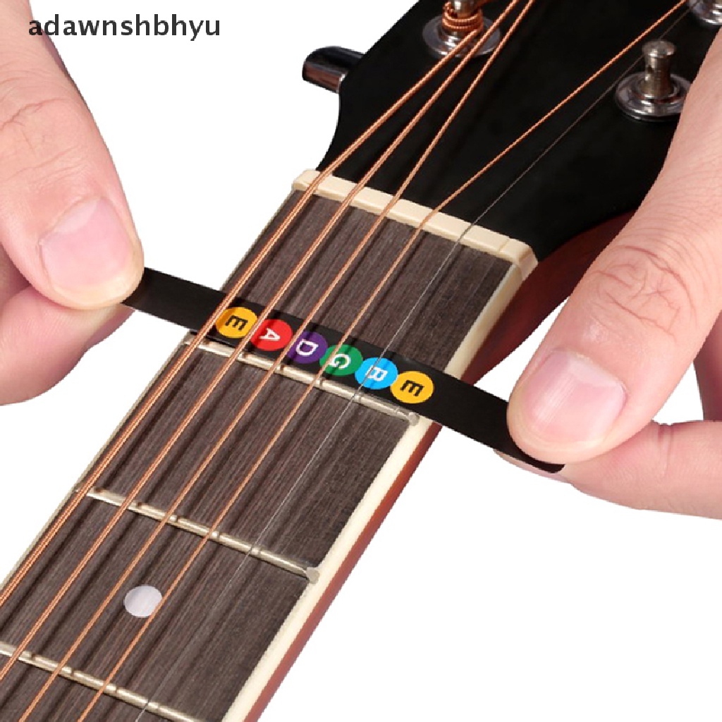 Adawnshbhyu Gitar fretboard note decal fingerboard Stiker Peta Skala Musik Untuk Latihan