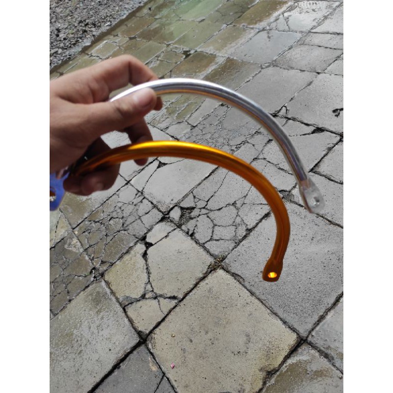 Klem dudukan gantungan pangkon breket knalpot nalpot racing model c cb gl megapro