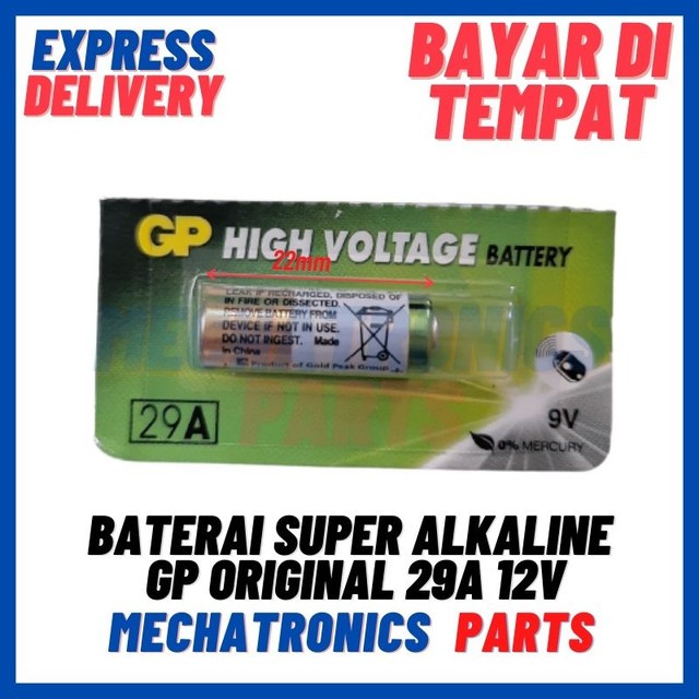 [BTR-9031] BATERAI SUPER ALKALINE GP ORIGINAL 29A 12V