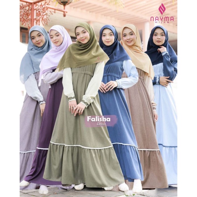 gamis falisha dress by nayma hijab