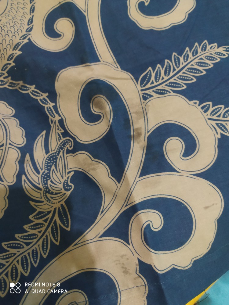 Kamandanu Blue Kemeja Batik Pria Full Furing Katun Primisima