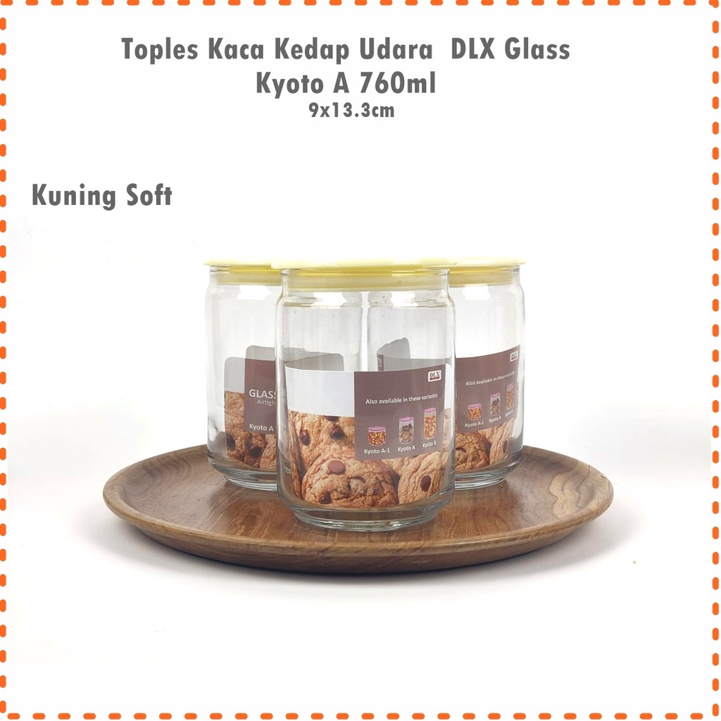 [SET 3 PCS] Toples Kaca DLX  Glass Kyoto A