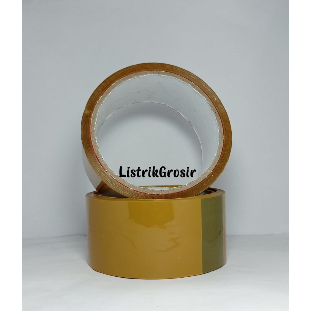 Isolasi Lakban Coklat Pajero 100y 50y 48mm Plakban Coklat 2 Inch OPP Tape