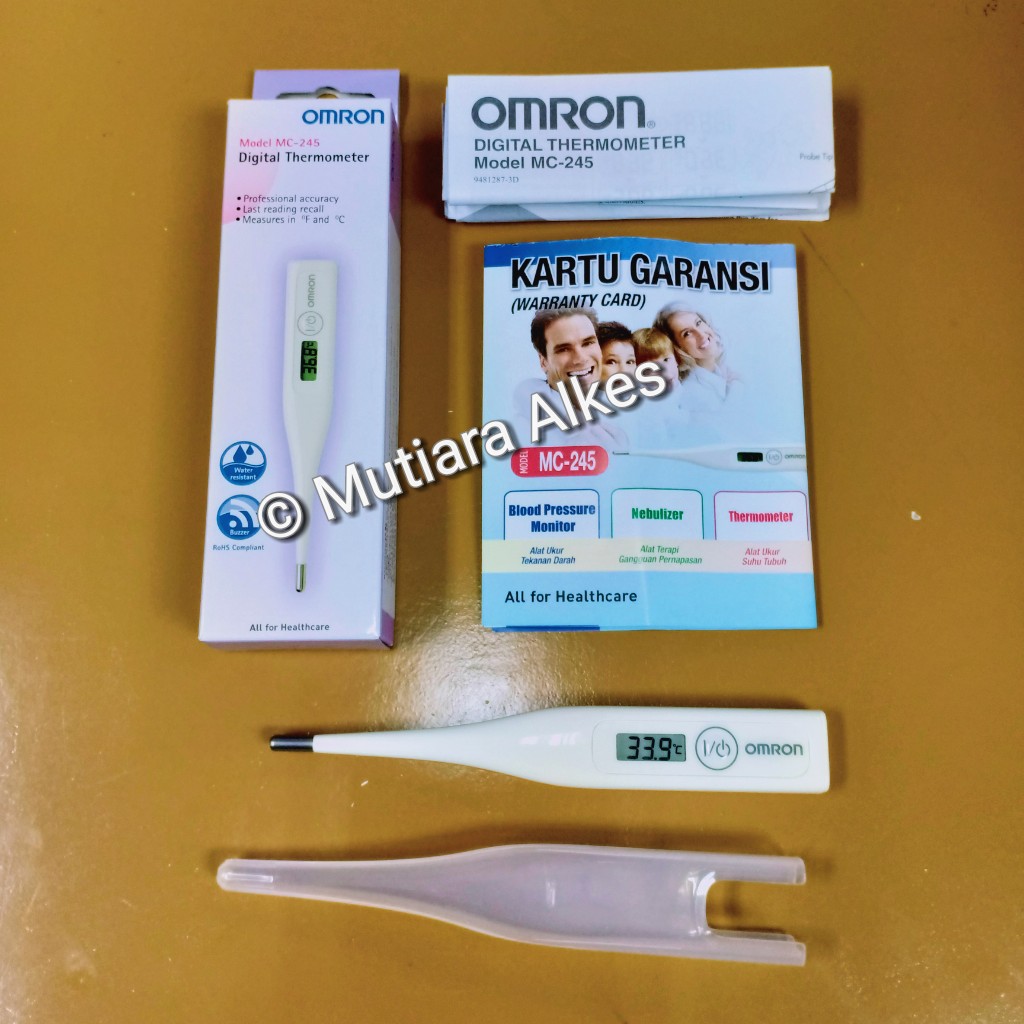 Termometer Digital Omron MC-245 - Thermometer Alat ukur suhu tubuh