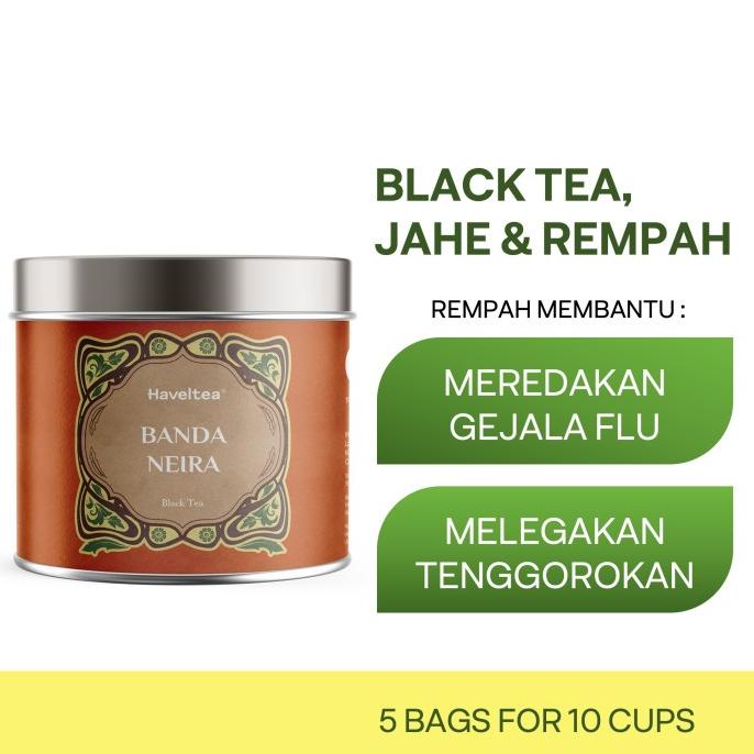 

BANDA NEIRA | Mini Tin | Haveltea | Teh Rempah Herbal | Teh Hitam Jahe