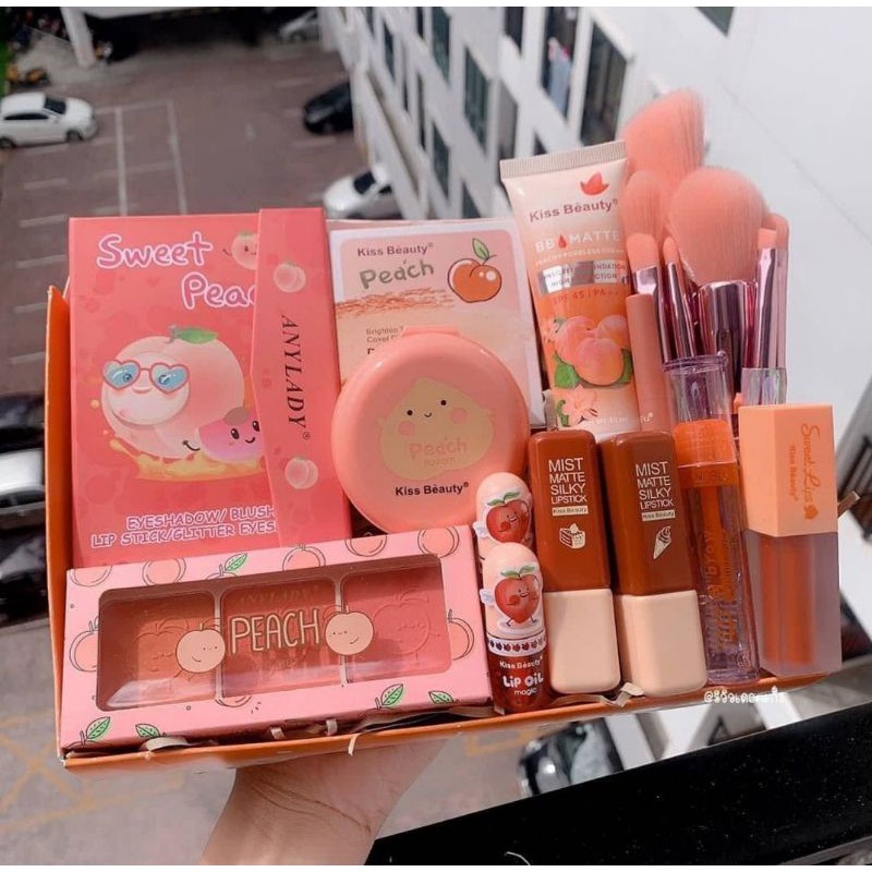 Jual SET MAKE UP SESERAHAN SWEET PEACH SERIES Indonesia|Shopee Indonesia