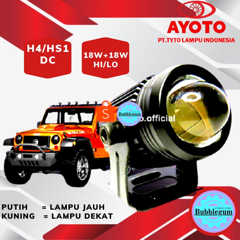 [ORIGINAL AYOTO ] Lampu Led Motor AYOTO M2A H6 (putih) Untuk Matic dan Bebek [ BERGARANSI 15BULAN ]-F02