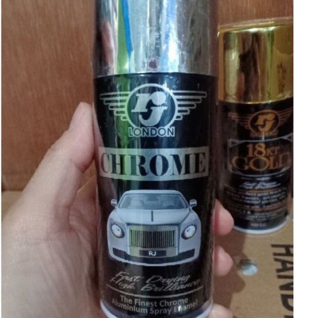 Pilok Pilox RJ London Warna Chrome / Stainless 150cc (Kecil)