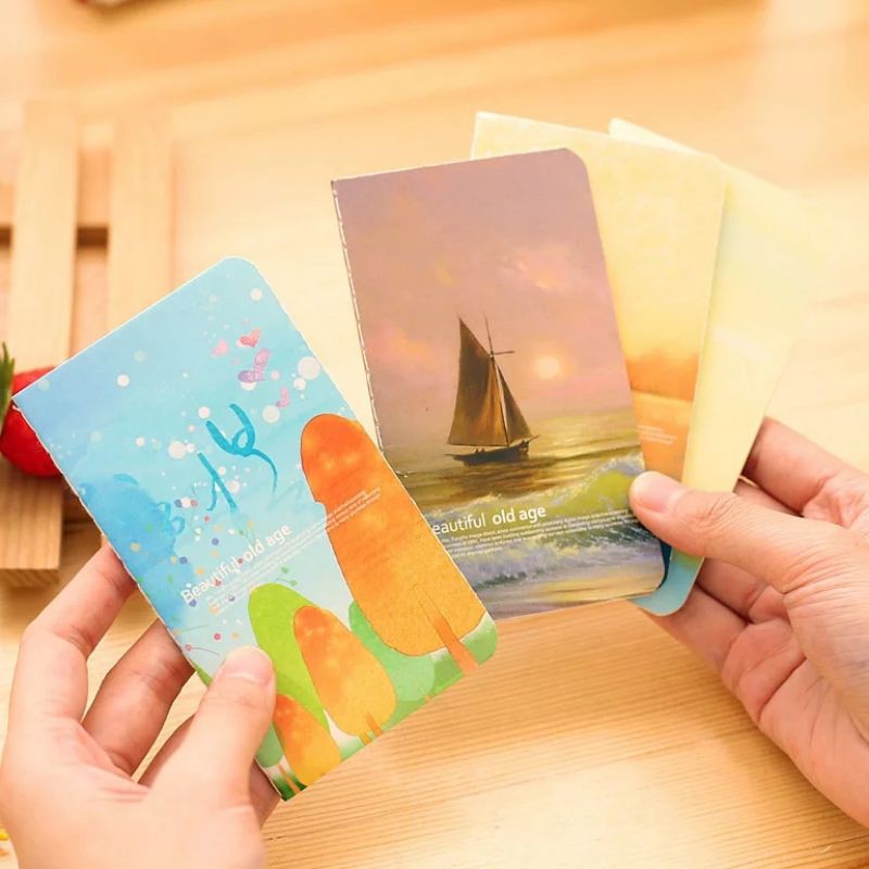 

Buku catatan mini notebook Beautiful Old Age