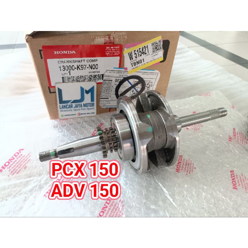 13000-K97-N00 CRANKSHAFT ASSY AS KRUK AS BANDUL PCX 150 ADV 150 13000K97N00 ORIGINAL