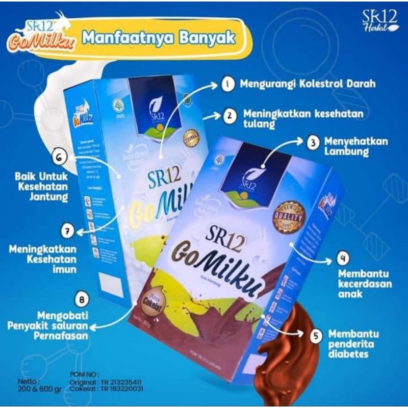 

Go Milku SR12 Halal susu kambing etawa premium meningkatkan kesehatan inmun aman bumil busui