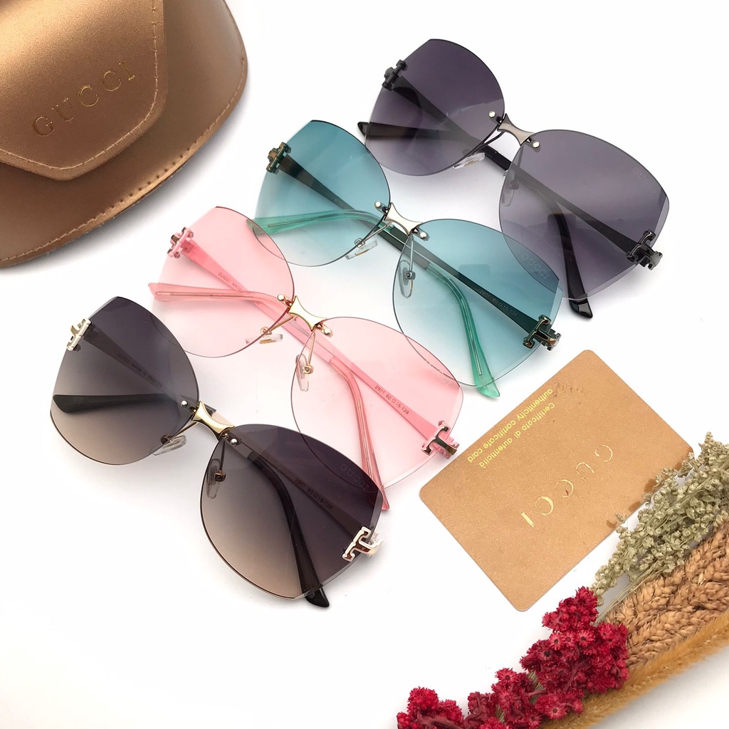 Kacamata Wanita New Fs GUCCI 2901 Box Fullset Best Seller Branded Grade Premium