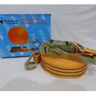 Spanset Ratchet Lashing Belt 2x10 meter/Sabuk Safety Orange 10meter