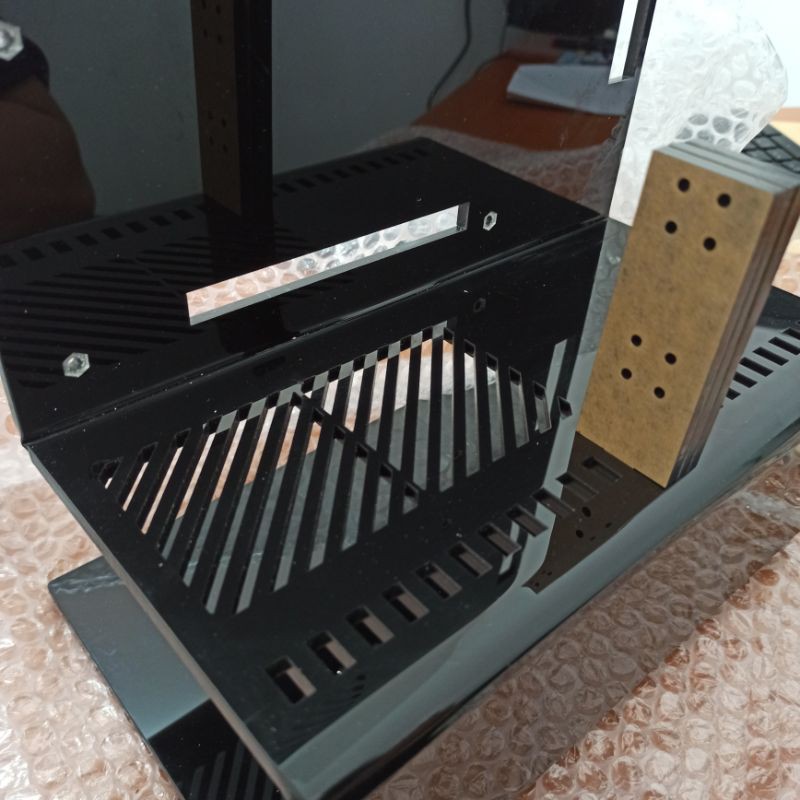 Open Case Akrilik Casing PC - ATX