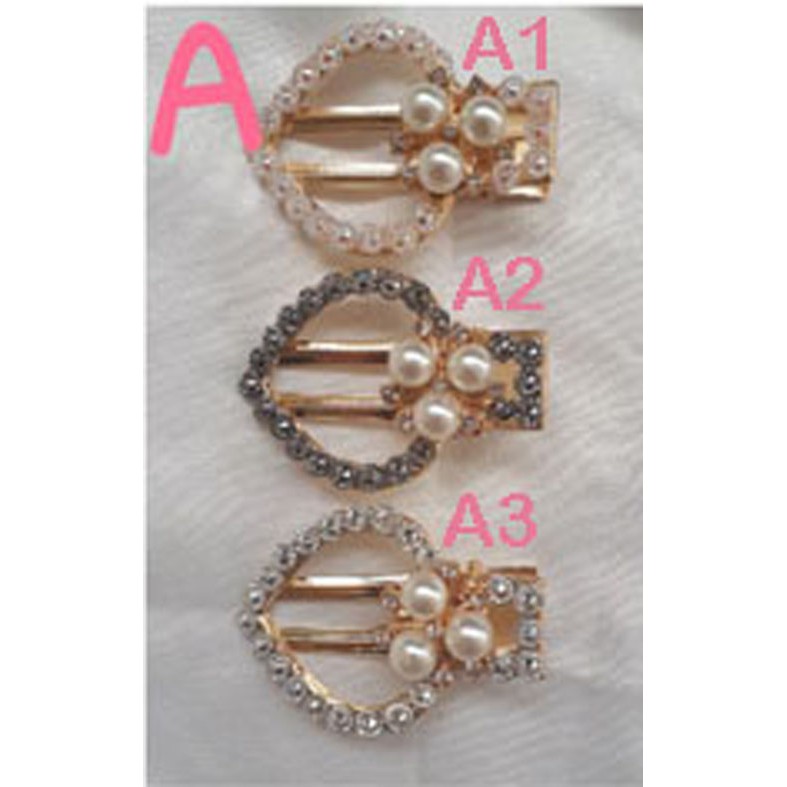 JEPITAN/Hairclip Mutiara KRISTAL FASHION/ Jepit rambut mutiara A15
