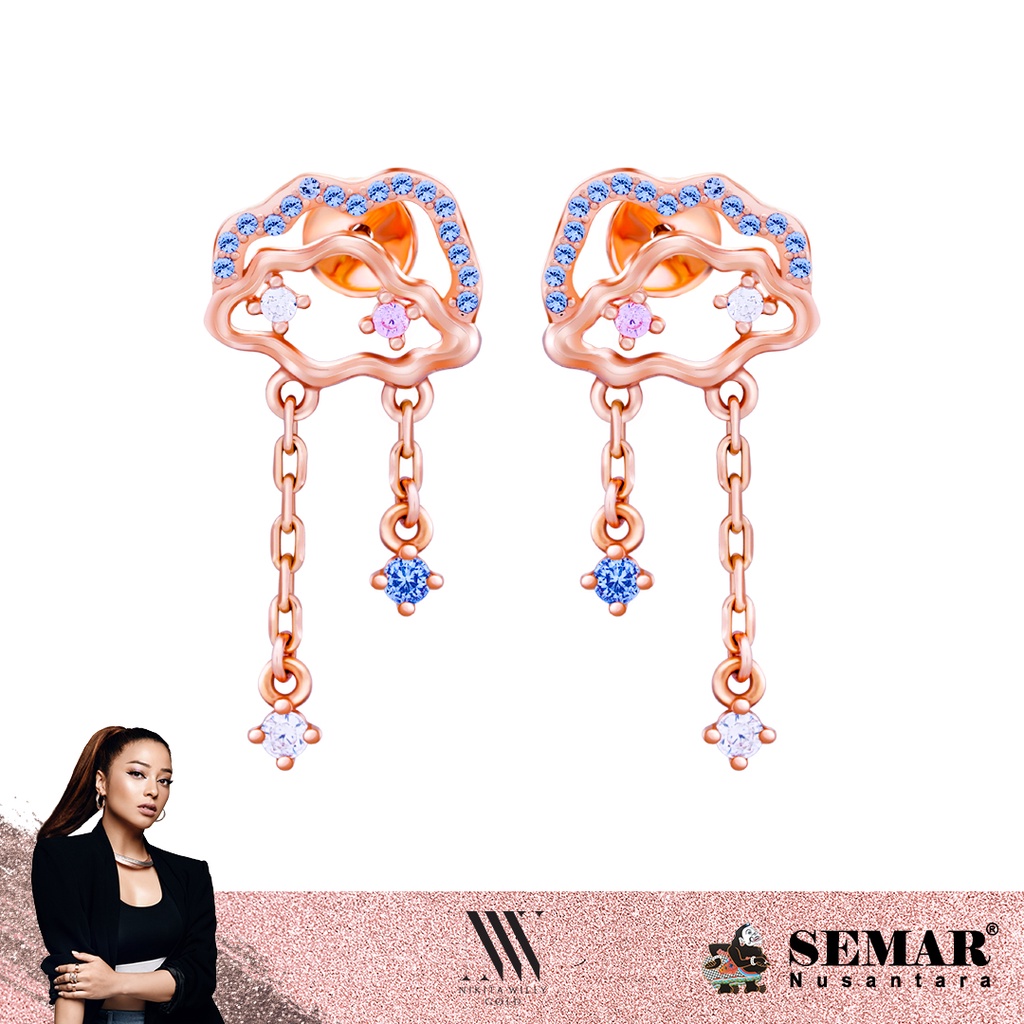 Nikita Willy Gold Anting Emas Dreamy - Earrings 17K Semar Nusantara