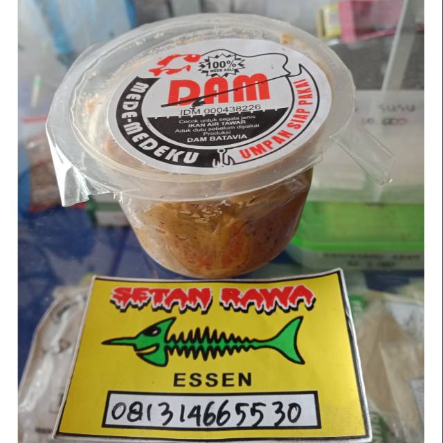 Umpan mancing ikan bawal mede Dam