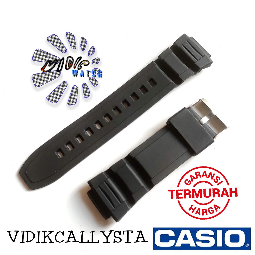 STRAP TALI JAM CASIO AE 2000 AE2000 AE-2000 HITAM