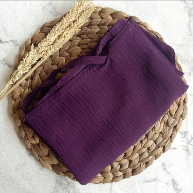 JILBAB BERGO CRINKLE AIRFLOW PREMIUM-Purple
