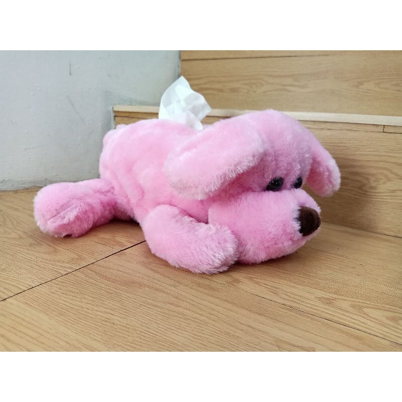 Sarung Tempat Tissue Cover Karakter Boneka Anjing Lucu